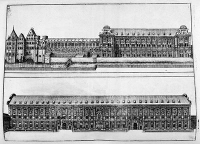Diseño de castillo, 1664 de Georg Andreas Bockler