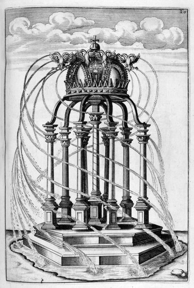 Diseño de fuente, 1664 de Georg Andreas Bockler