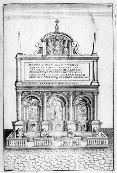 Diseño de fuente, 1664 de Georg Andreas Bockler