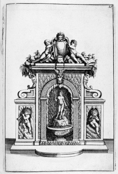 Diseño de Fuente, 1664 de Georg Andreas Bockler