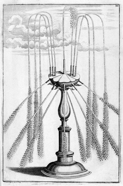 Diseño de fuente ornamental, 1664 de Georg Andreas Bockler