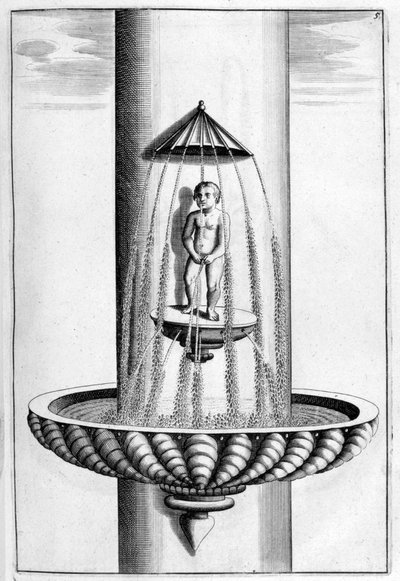Diseño de fuente ornamental, 1664 de Georg Andreas Bockler