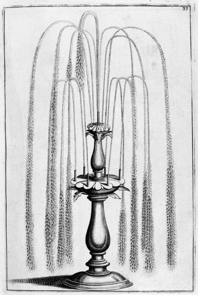 Diseño de fuente ornamental de Georg Andreas Bockler