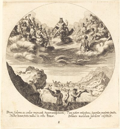Júpiter y los dioses de Georg Andreas Wolfgang the Elder