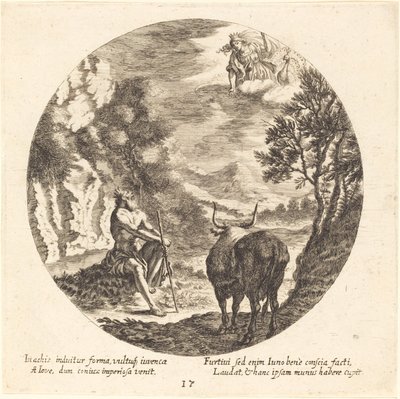 Júpiter transformando a Io en una vaca de Georg Andreas Wolfgang the Elder