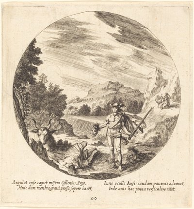 Mercurio Matando a Argos de Georg Andreas Wolfgang the Elder