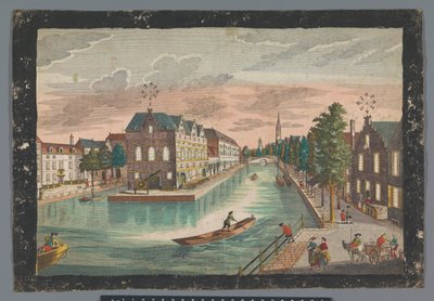 Vista del almacén de De Geer en Delft
Prospect des Zeug-Hausses, innerhalb der Stadt Delft (título en el objeto) de Georg Balthasar Probst (possibly)