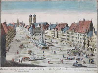 Foto Peep-box Múnich Marienplatz Z de Georg Balthasar Probst