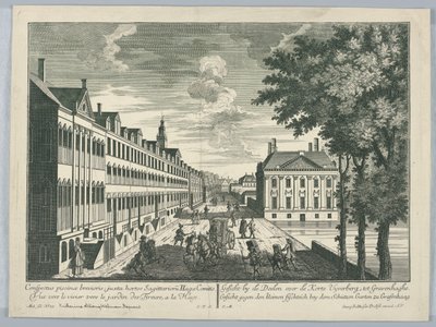 Vista del Estanque Cerca del Jardín de Tiro en La Haya de Georg Balthasar Probst