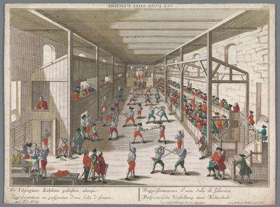 Pelea de caballeros
Olimpische Ritter-Gefecht (título en el objeto)
Rómulo y Remo (título de la serie) de Georg Balthasar Probst