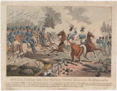 Emilia Plater en el levantamiento de noviembre de 1831 de Georg Benedikt Wunder