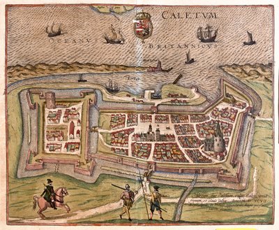 Calais, Francia - en "Civitates Orbis Terrarum" de Georg Braun, Colonia 1617 de Georg Braun
