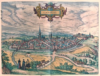 Cambrai, Francia - en "Civitates Orbis Terrarum" de Georg Braun, Colonia 1617 de Georg Braun