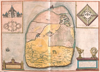 Dinamarca - en "Civitates Orbis Terrarum" de Georg Braun, Colonia 1617 de Georg Braun