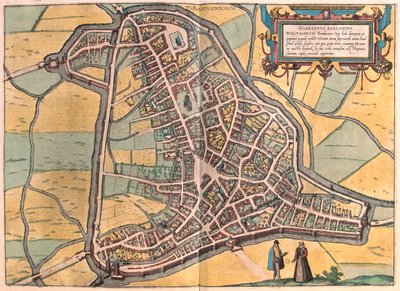 Hertogenbosch, Países Bajos - en "Civitates Orbis Terrarum" de Georg Braun, Colonia 1617 de Georg Braun