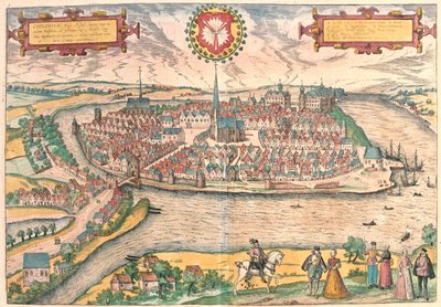 Kiel, Alemania - en "Civitates Orbis Terrarum" de Georg Braun, Colonia 1617 de Georg Braun