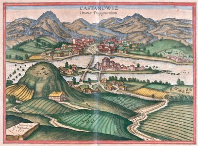 Kostajnica, Croacia - en "Civitates Orbis Terrarum" de Georg Braun, Colonia 1617 de Georg Braun