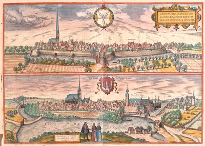 Krempe, Rendsburg, Alemania - en "Civitates Orbis Terrarum" de Georg Braun, Colonia 1617 de Georg Braun