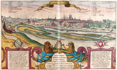 Múnich, Alemania - en "Civitates Orbis Terrarum" de Georg Braun, Colonia 1617 de Georg Braun