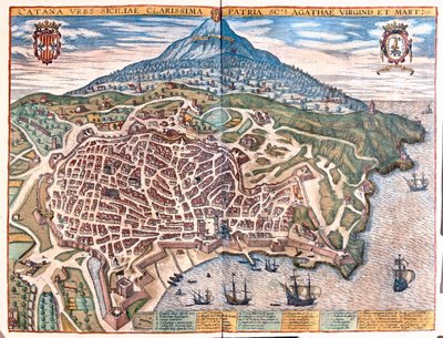 Palmanova, Italia - en "Civitates Orbis Terrarum" de Georg Braun, Colonia 1617 de Georg Braun