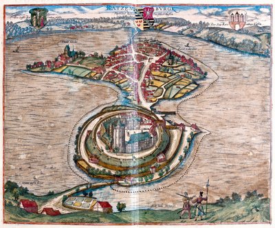 Ratzeburg, Alemania - en "Civitates Orbis Terrarum" de Georg Braun, Colonia 1617 de Georg Braun