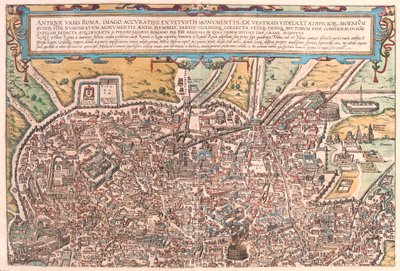 Roma, Italia - en "Civitates Orbis Terrarum" de Georg Braun, Colonia 1617 de Georg Braun