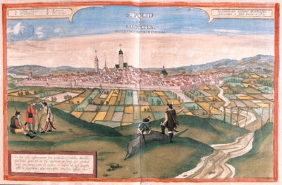 Sankt Polten, Austria - en "Civitates Orbis Terrarum" de Georg Braun, Colonia 1617 de Georg Braun