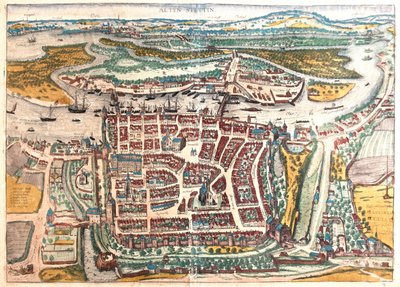Szczecin, Polonia - en "Civitates Orbis Terrarum" de Georg Braun, Colonia 1617 de Georg Braun