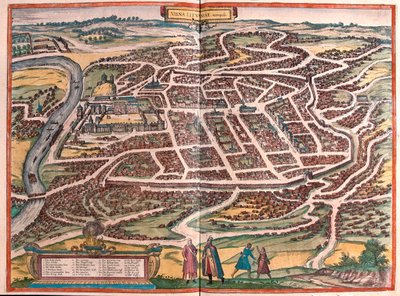 Vilnius, Lituania- en "Civitates Orbis Terrarum" de Georg Braun, Colonia 1617 de Georg Braun