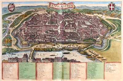 Viena, Austria - en "Civitates Orbis Terrarum" de Georg Braun, Colonia 1617 de Georg Braun