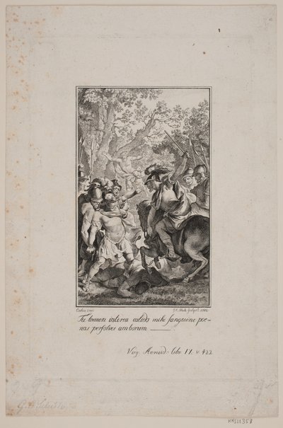 Ilustración de la Eneida de Virgilio de Georg Christian Schule