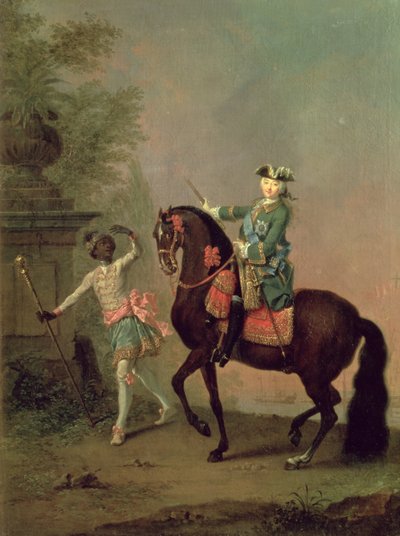 Retrato de la emperatriz Isabel Petrovna de Georg Christoph Grooth