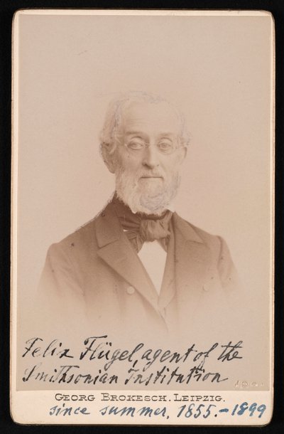Retrato de Felix Flugel de Georg Conrad Adolph Brokesch