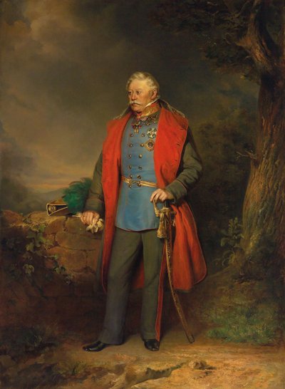 Mariscal de campo Josef Graf Radetzky de Radetz 1766-1858, 1852 de Georg Decker
