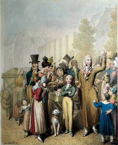 Boulevard de la Madeleine, el charlatán de Georg Emanuel Opitz