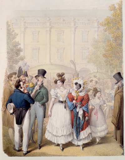 El Palais Royal, c.1815 de Georg Emanuel Opitz