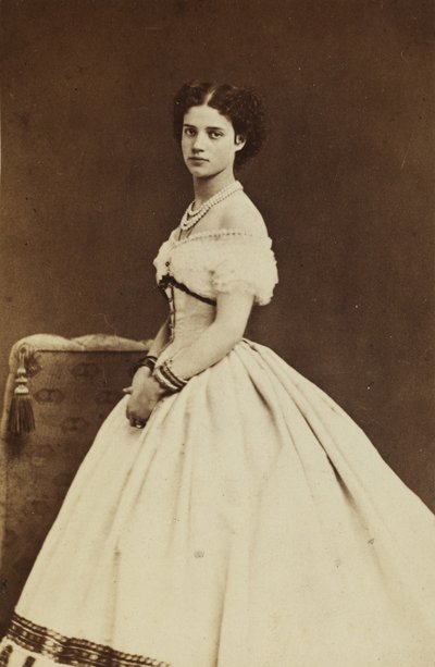 Retrato de la princesa Dagmar de Dinamarca 1847-1928, 1866 de Georg Emil Hansen