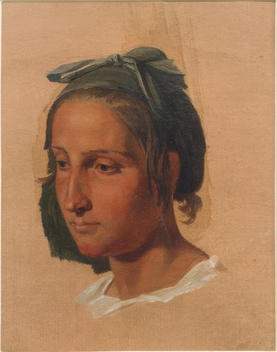 Estudio de retrato de una italiana de Georg Friedrich August Lucas