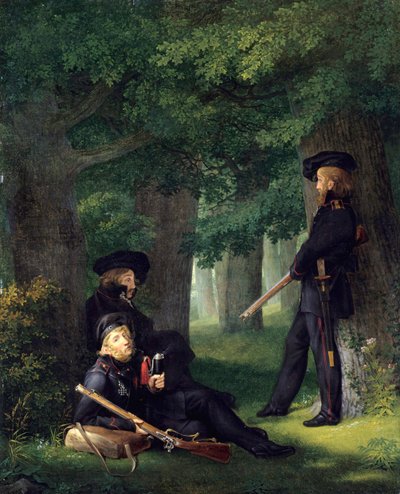 Deber de avanzada (Les avant-poste) 1815 de Georg Friedrich Kersting