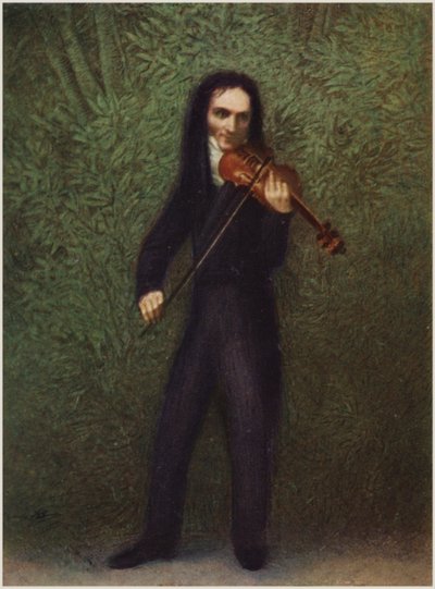 Retrato de Niccolo Paganini de Georg Friedrich Kersting