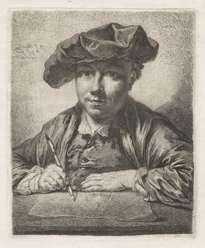 Autorretrato de Georg Friedrich Schmidt