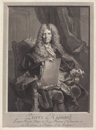 Pierre Mignard de Georg Friedrich Schmidt after Hyacinthe Rigaud