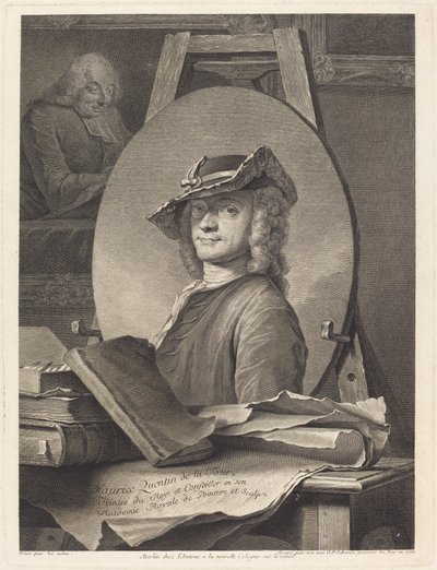 Maurice Quentin de la Tour de Georg Friedrich Schmidt after Maurice Quentin de La Tour