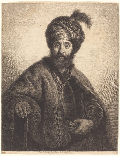 El Persa de Georg Friedrich Schmidt after Rembrandt van Rijn