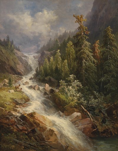 Cascada Stalbach en Grundlsee de Georg Geyer