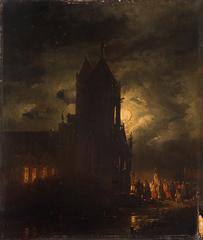 Procesión nocturna de Georg Gillis van Haanen