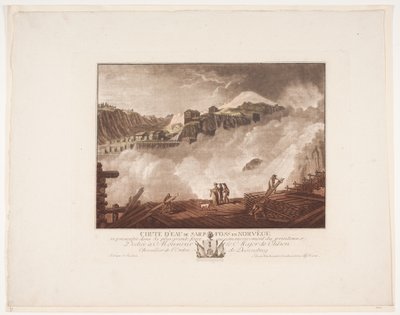 Cascada de Sarp-Foss en Noruega de Georg Haas