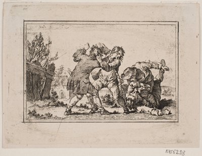 Una pelea campesina de Georg Haas