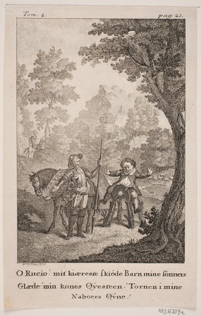 Ilustración de Don Quijote de Georg Haas