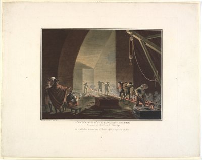 El interior de una fundición de hierro de Georg Haas